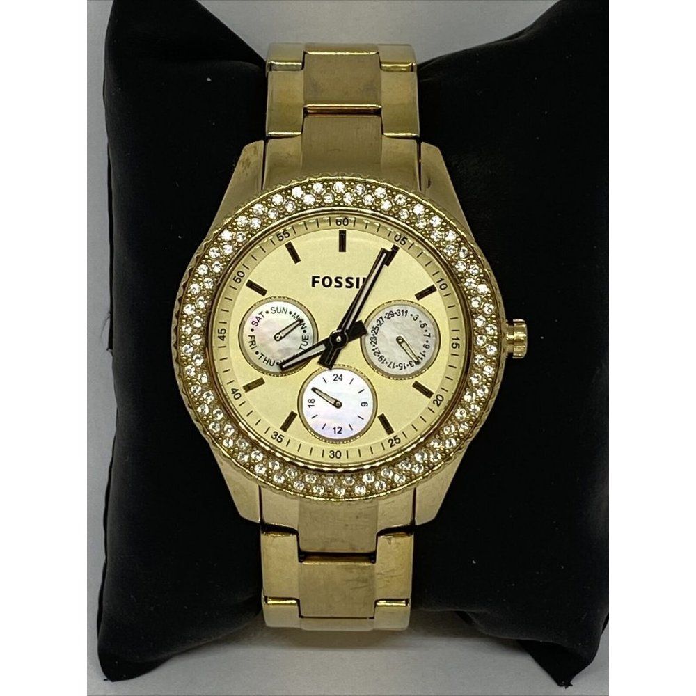 Fossil ES3101 Women's Stainless Steel Gold Analog